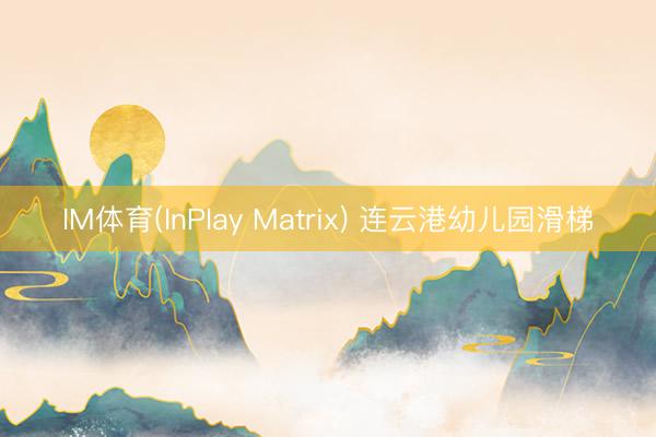IM体育(InPlay Matrix) 连云港幼儿园滑梯