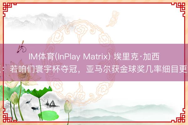 IM体育(InPlay Matrix) 埃里克·加西亚：若咱们寰宇杯夺冠，亚马尔获金球奖几率细目更大