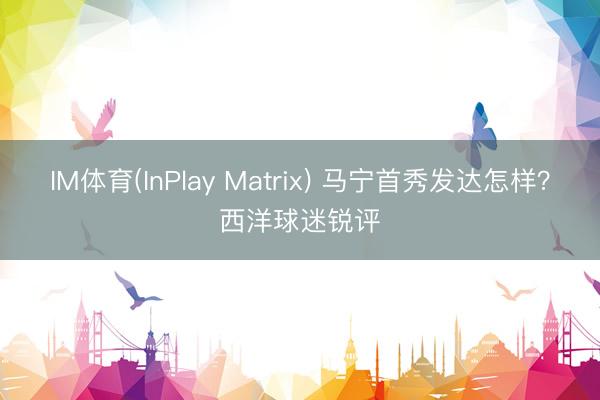 IM体育(InPlay Matrix) 马宁首秀发达怎样？西洋球迷锐评